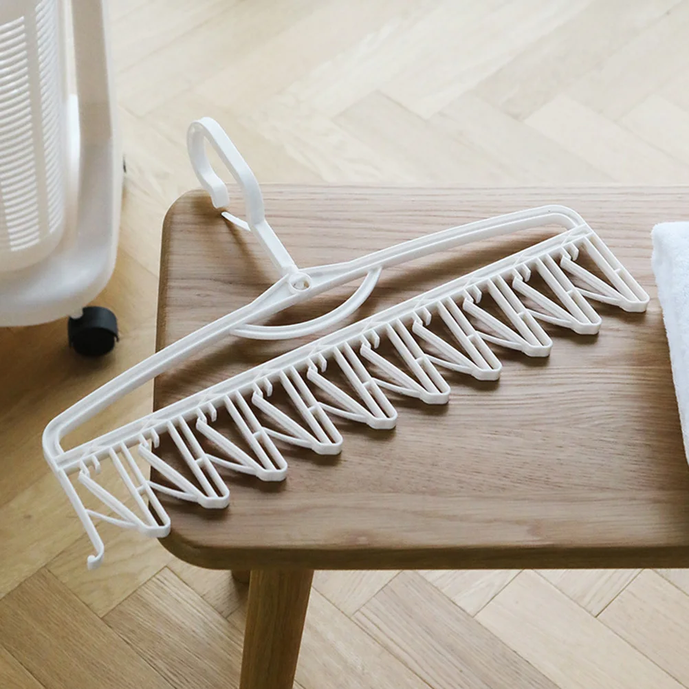 

2pcs Sock Drying Rack Sturdy Plastic Free Clothes Dryer Laundry Outdoor Underwear Bras Gloves Shoelaces Stocking