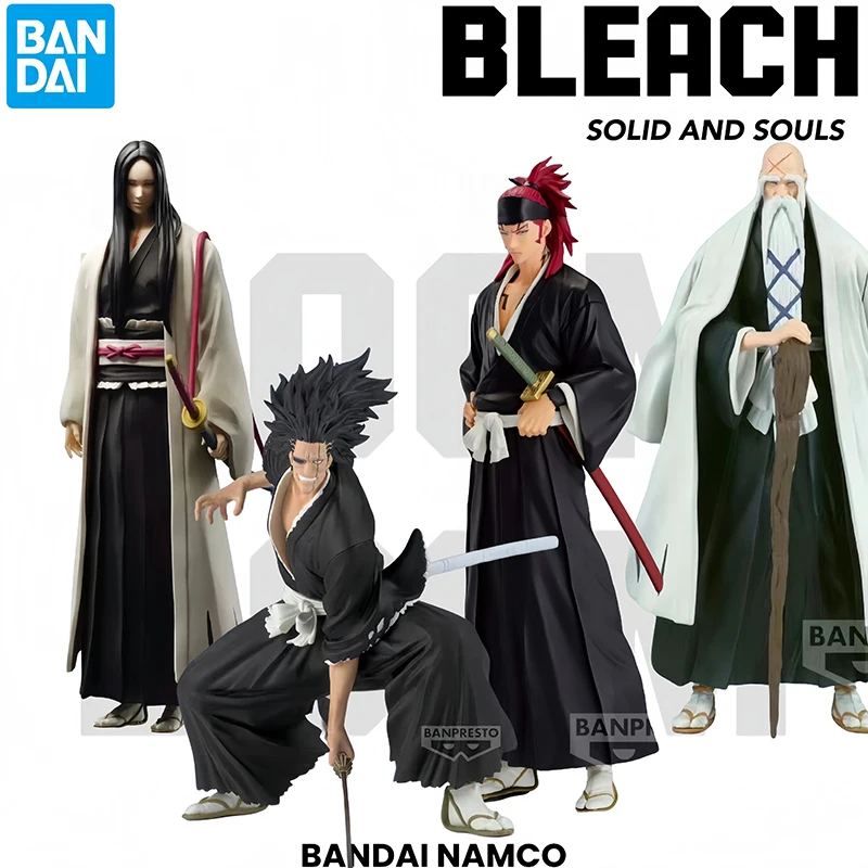 

Genuine BANDAI NAMCO BLEACH SOLID AND SOULS Shigekuni Yamamoto Genryusai Retsu Unohana PVC Figure in stock Desktop ornament gift