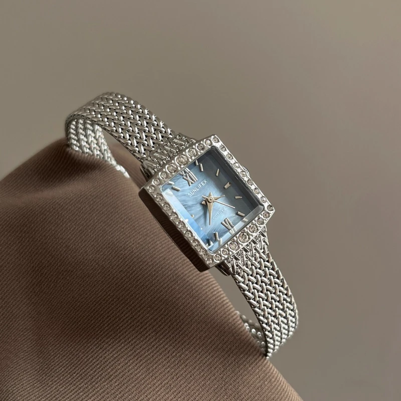 2025 waterproof quartz watch birthday gift wheat ear classic trend women's watch elegant and simple