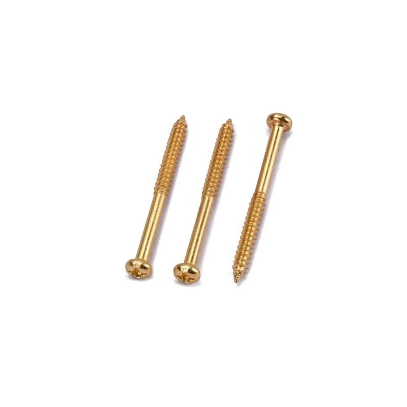 12pcs Practical to Use Basses Pickup Mounting Screws Instrument Accessory