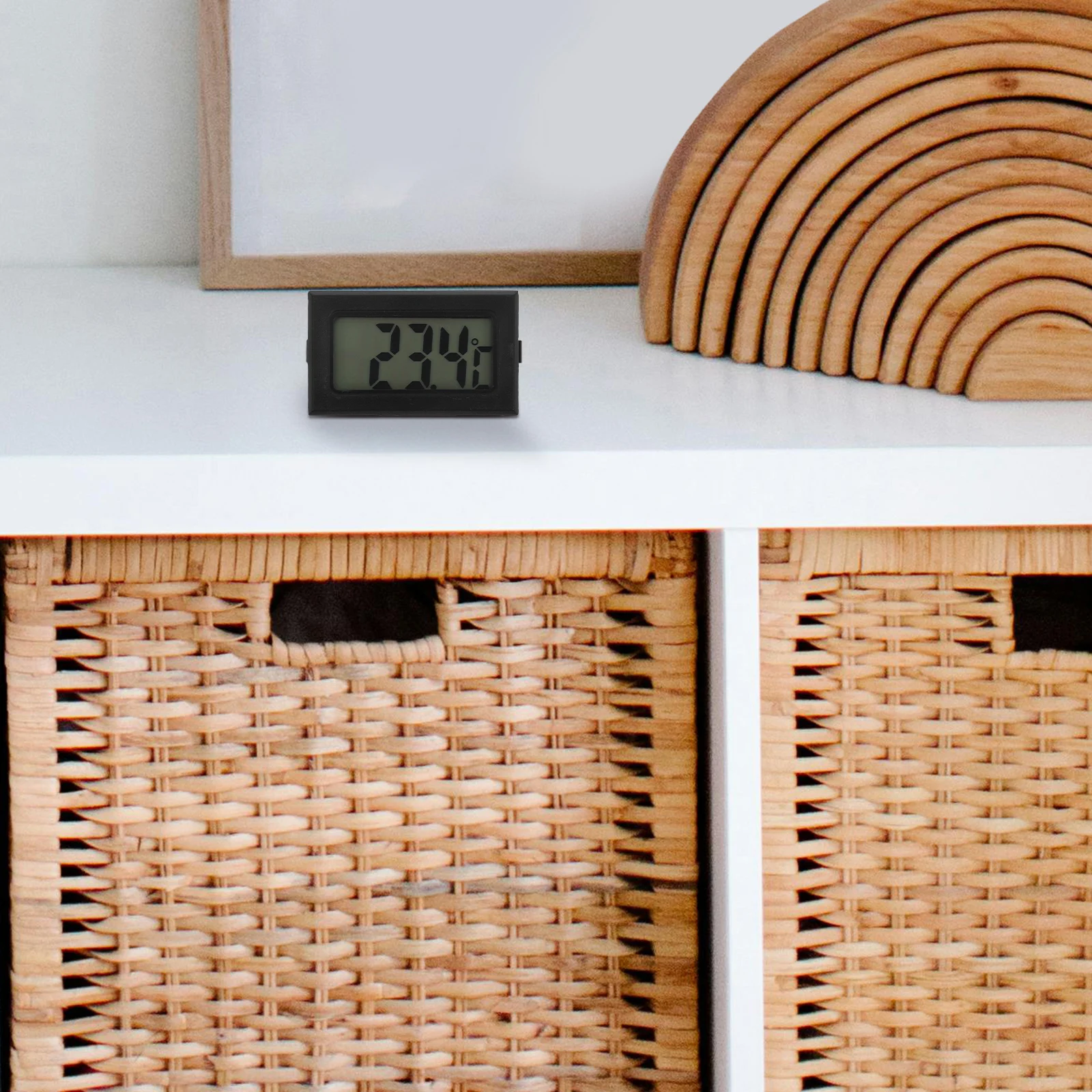 

4pcs Mini Digital Thermometer Hygrometer Temperature Humidity Monitor For Reptile Tank Plant Greenhouse Aquarium Indoor Outdoor