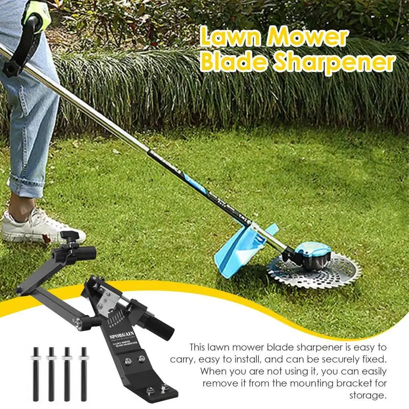 

Lawn Mower Sharpener Adjustable Sharpener Model Lawn Mower Sharpener Gaeden Grinding System Sharpening Balancer Bracket Tools