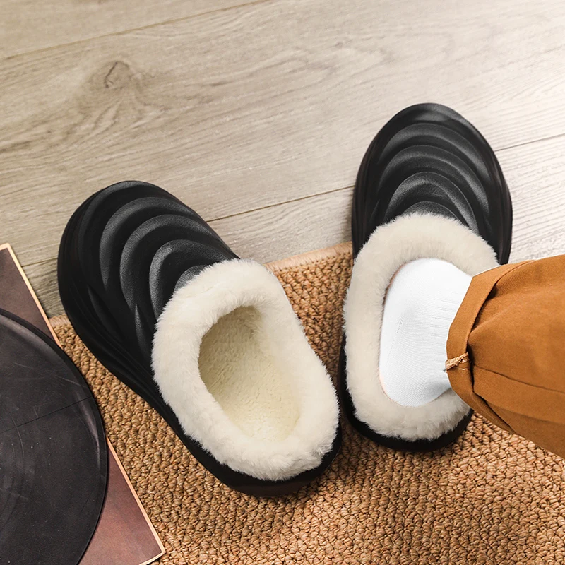 أحذية EVA Chef للرجال والنساء أحذية شتوية مخملية مضادة للانزلاق ومقاومة للزيوت ومريحة