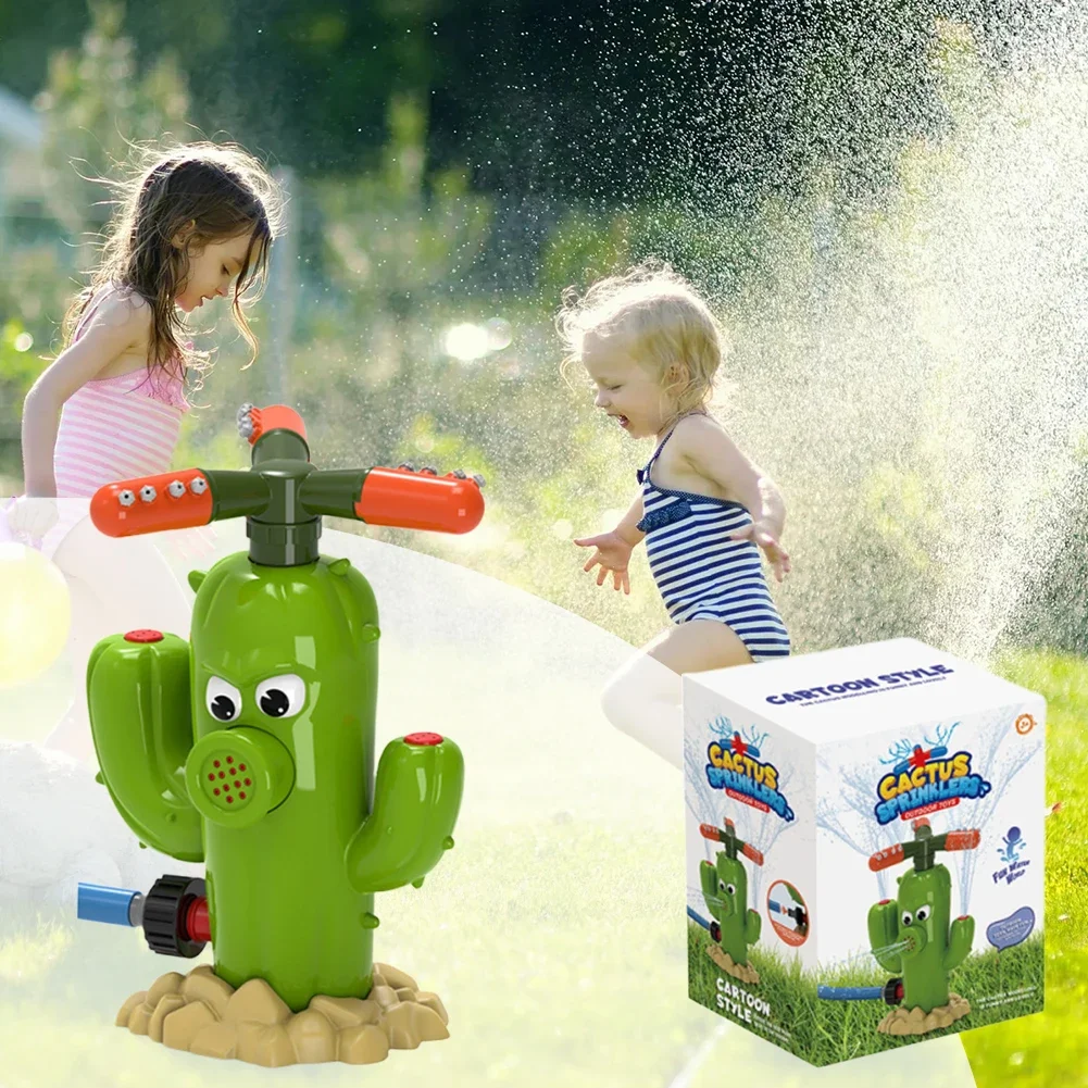 Idrante antincendio/Cactus Spruzzo d'acqua Giocattolo Creativo Sprinkler da esterno Giocattolo Spinning Sprinkler Giocattolo Altalena Sprinkler per divertimento in acqua estiva
