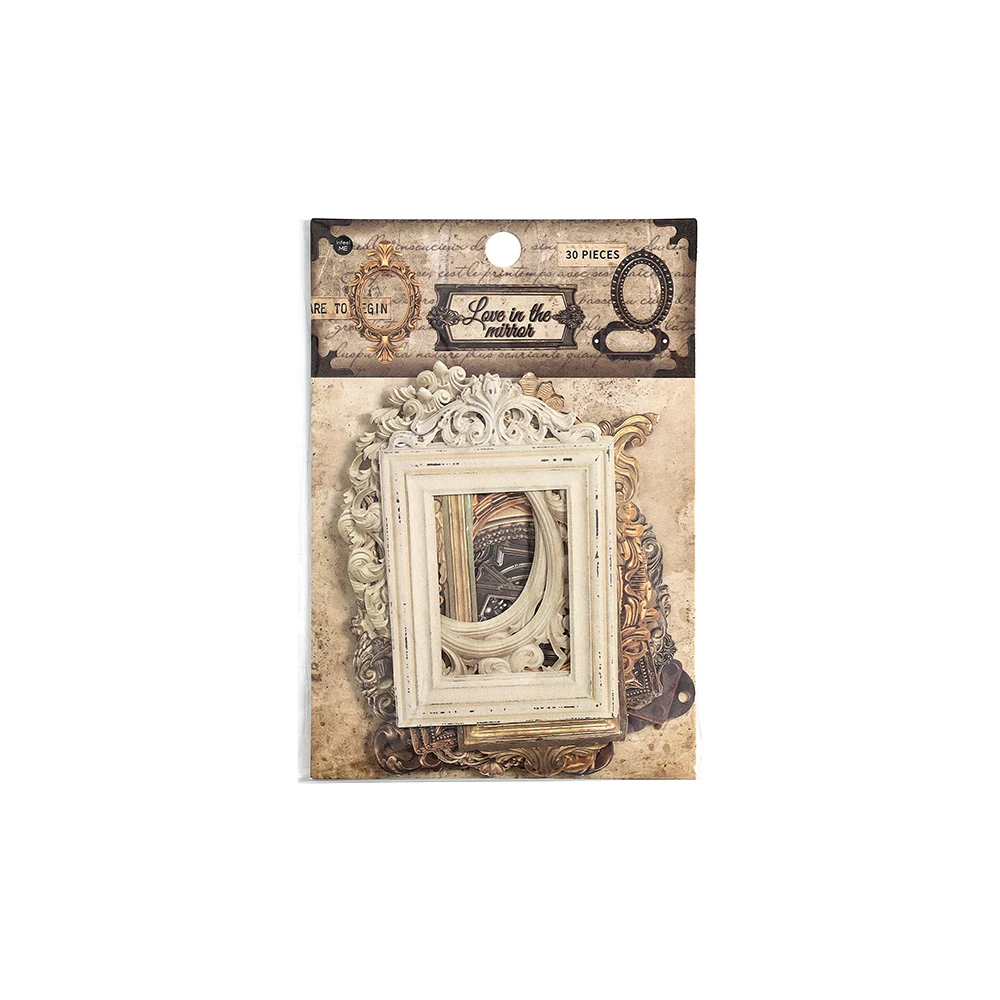 30 pz/pacco Orologio Meccanico Vintage Adesivi Decorativi FAI DA TE Scrapbooking Materiali Art Collage Cancelleria Estetica Adesivi