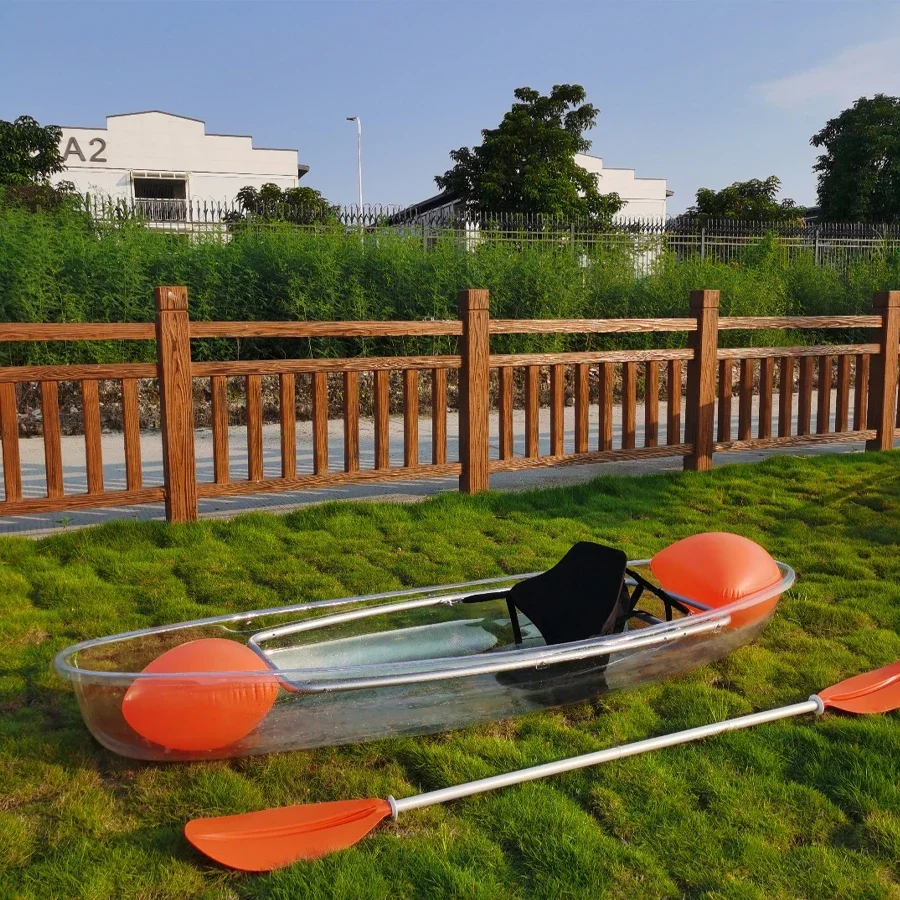 

PC Crystal Kayak Ocean Water Sports Transparent Kayak Single Seater Clear Kayak for Fishing