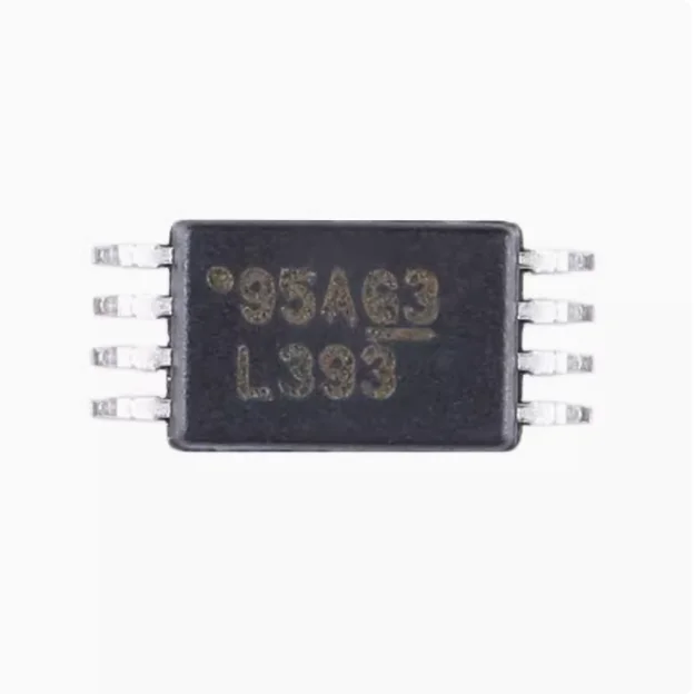 ชิปวงจรรวมเชิงอนุพันธ์แบบคู่ TSSOP-8 LM393PWR SMD ของแท้1ชิ้น