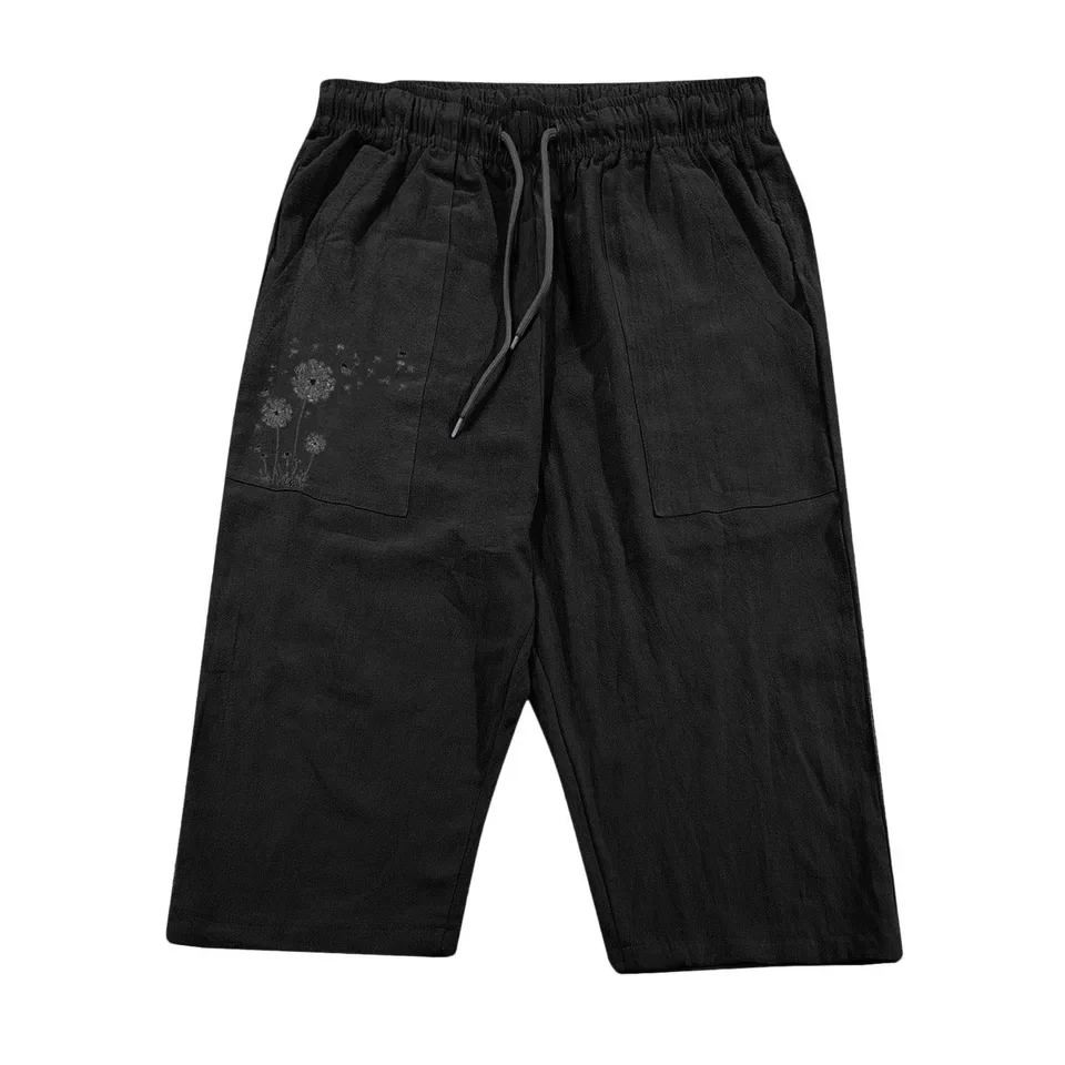 2025 جديد الصيف اللياقة البدنية السراويل الرياضية الرجال Sweatshorts سريعة الجافة تنفس الركض السراويل الأبيض تشغيل السراويل الطويلة غير رسمية