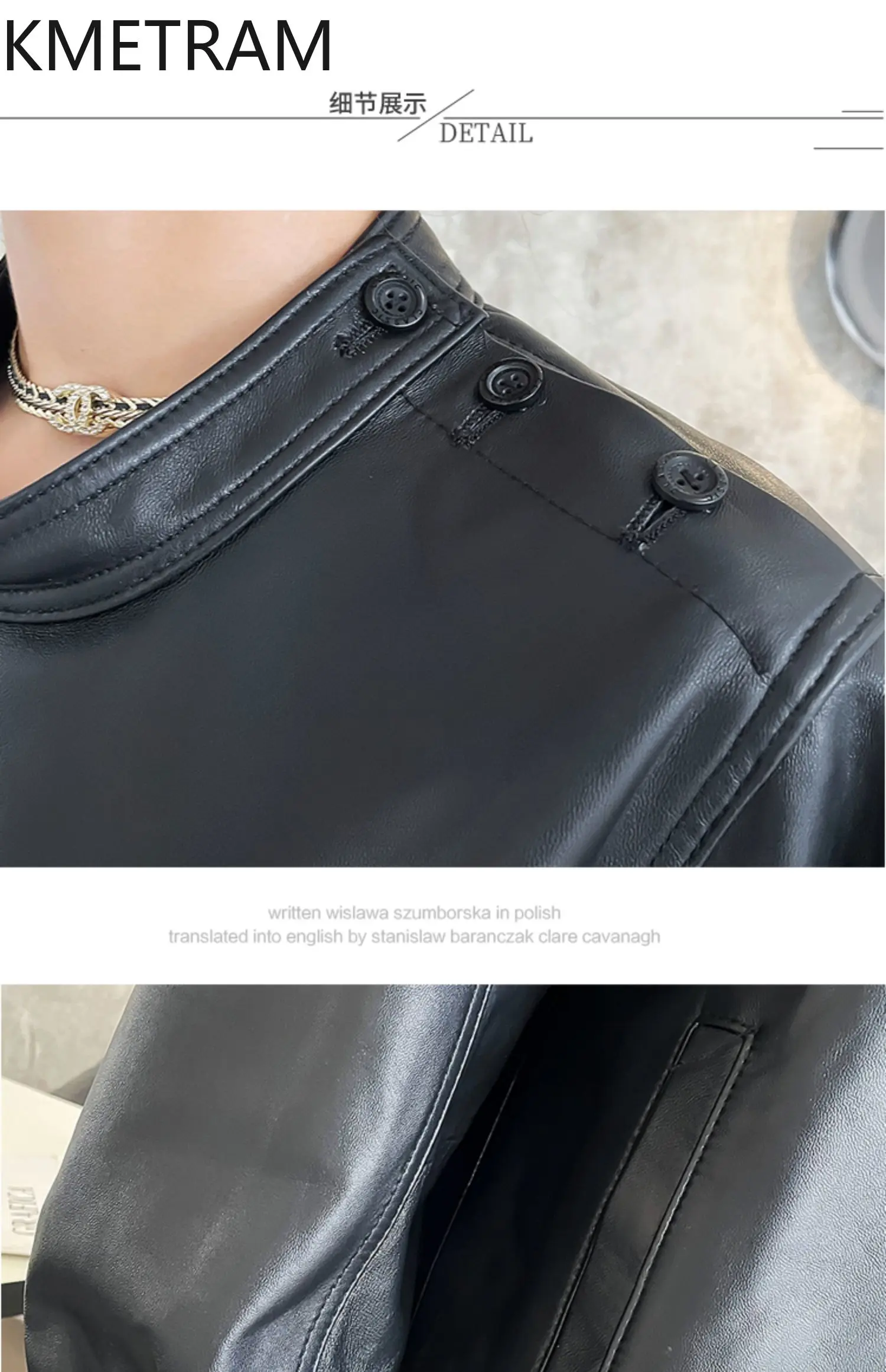 100 % Oberschicht Schaffell Kleid Frau Luxus Langarm Echtleder Schwarze Kleider Neu in Oberbekleidung Herbstkleidung 2025 Frauen