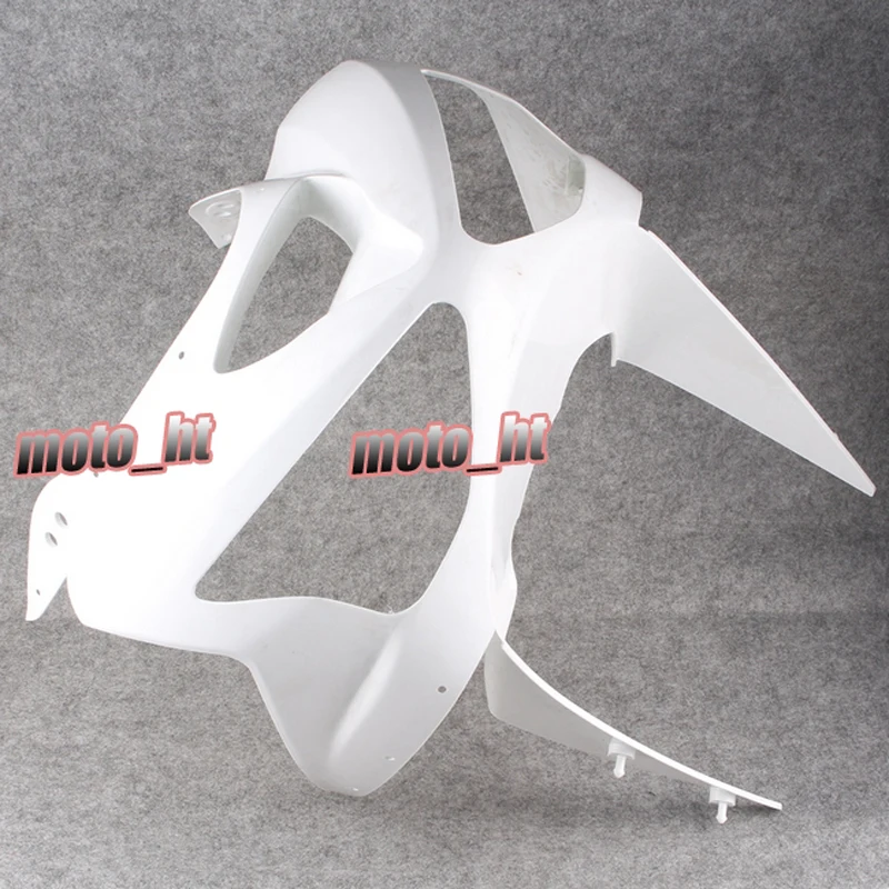 Motorcycle Upper Front Nose Fairing Cowl For KAWASAKI ZX-6R ZX6R 2003-2004 Injection Mold ABS Unpainted White