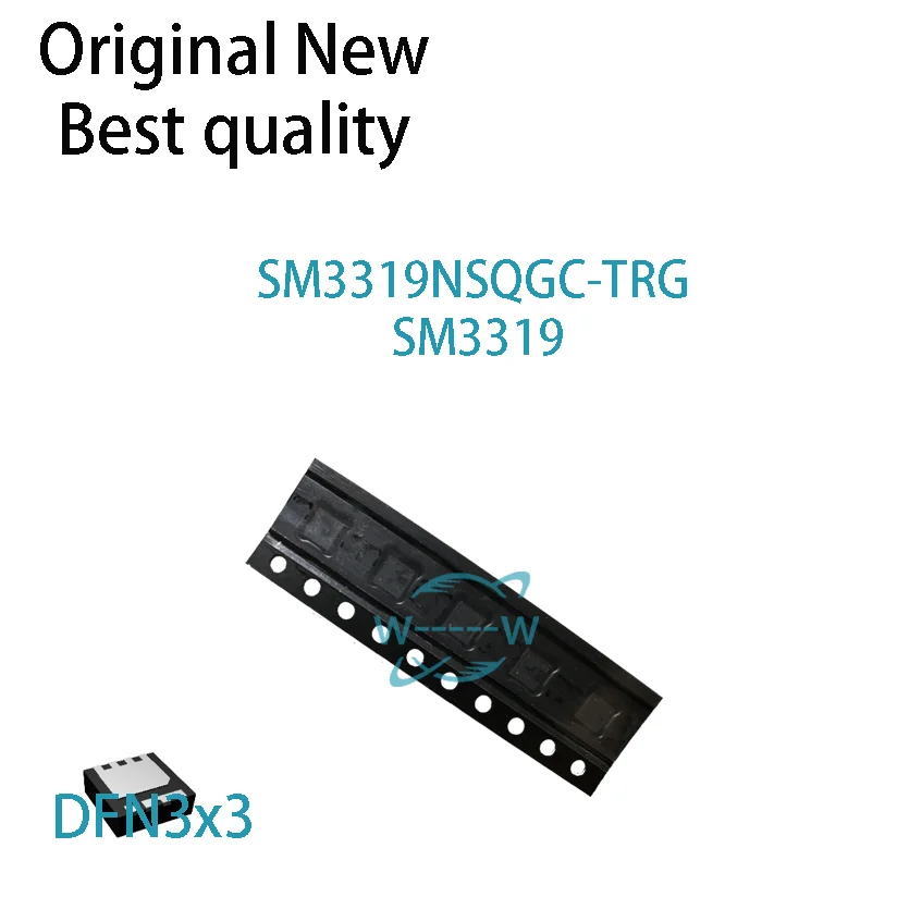 (5-10 PCS)NEW SM3319NSQGC-TRG SM3319NSQGC SM3319NSQG SM3319 DFN3x3 MOSFET IC Chip electronic