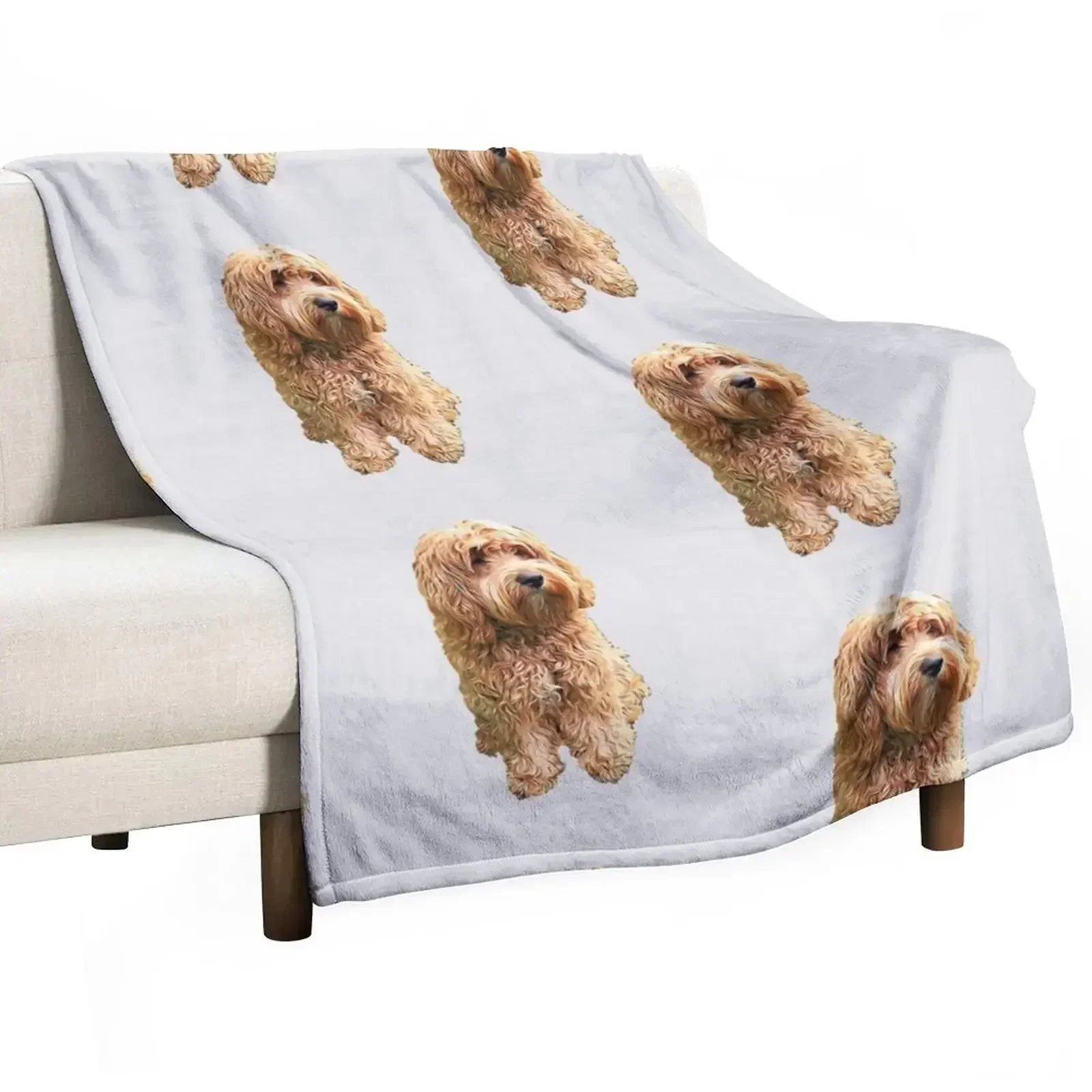 Cockapoo Cockerpoo Oh So Stylish! Throw Blanket Luxury St Decorative Throw Plaid Single Blankets