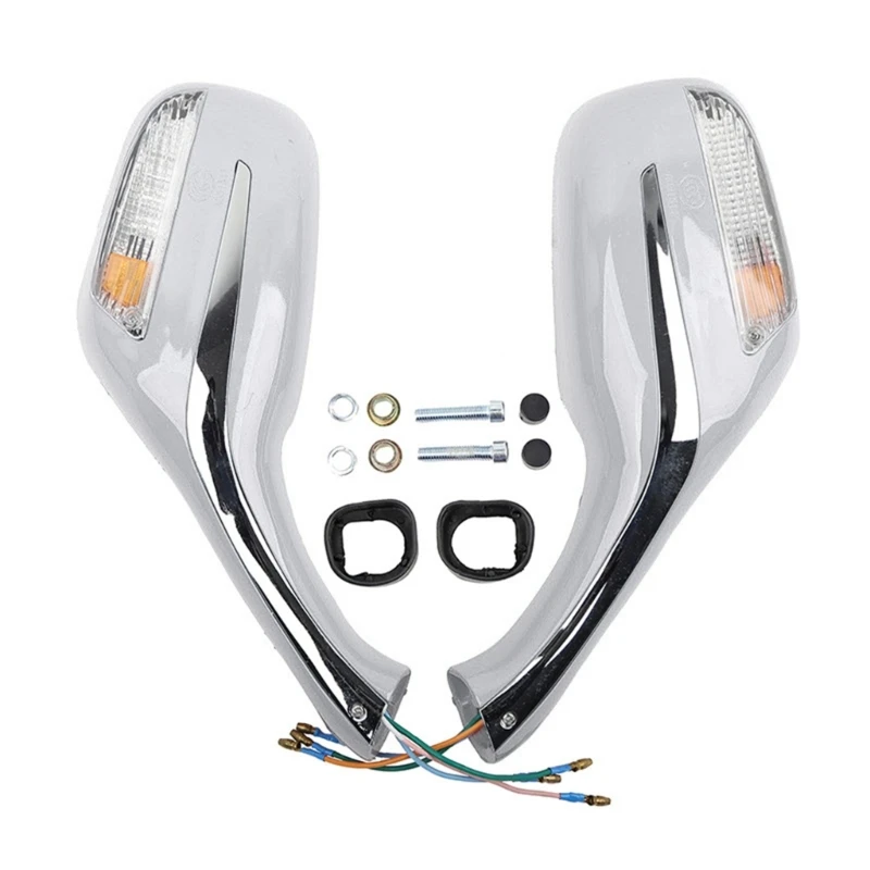 Q39F Rear View Side Mirrors Turn Fit for Most Model Motorcycle ATV Scooter