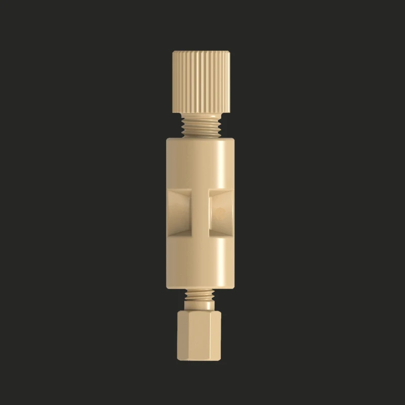 Runze Great Performance PEEK Plastic Fitting Female Thread Connector