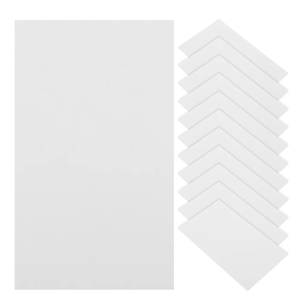 100 pçs em branco mini cartões de nota para escrever notas lembretes flashcards almofadas de memorando cartões de índice branco material de estudo escritório