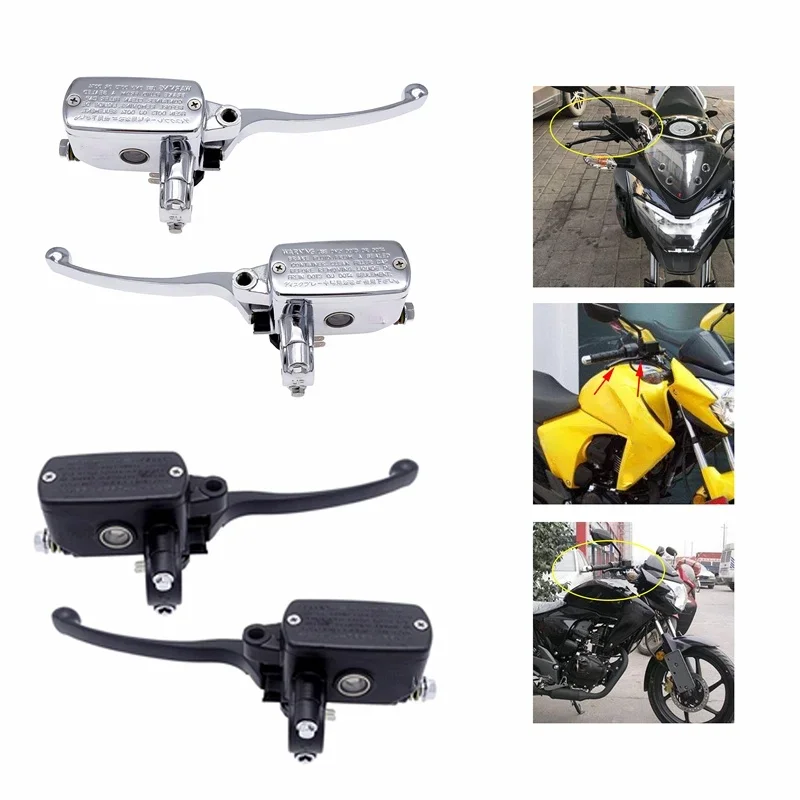

1 Pair Universal 7/8" Motorcycle 10mm Brake Master Cylinder Clutch Levers For 125cc ATV Motorcycle Accessories