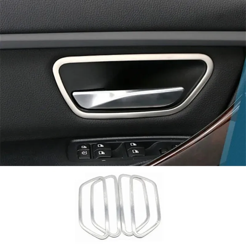 

Автомобиль для BMW 3 серии F30 2013-2018, внутренняя дверная ручка, панель, рамка, отделка, аксессуары для интерьера, наклейки из нержавеющей стали