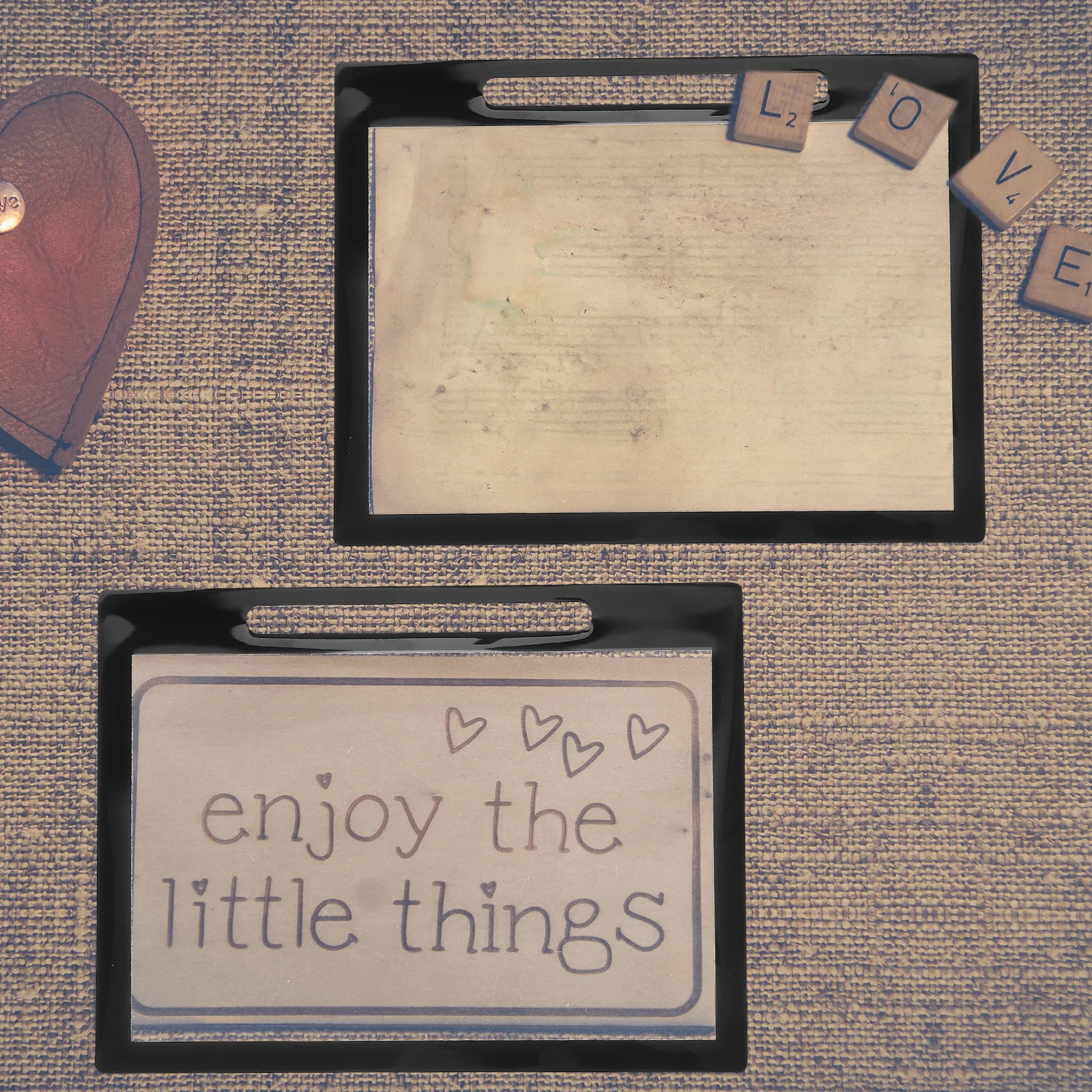 

6Pcs Hard PVC Card Holders Transparent Protective Sleeves for Place Cards Menus Photos Collectibles Dustproof Card Protector