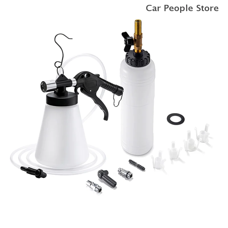 1L 0.75L Car Brake Bleeder Hydraulic Pumping Fluid Pump Kit Oil Change Purge Tank Tubes Repair Tool Truck Motorcycle Accessories