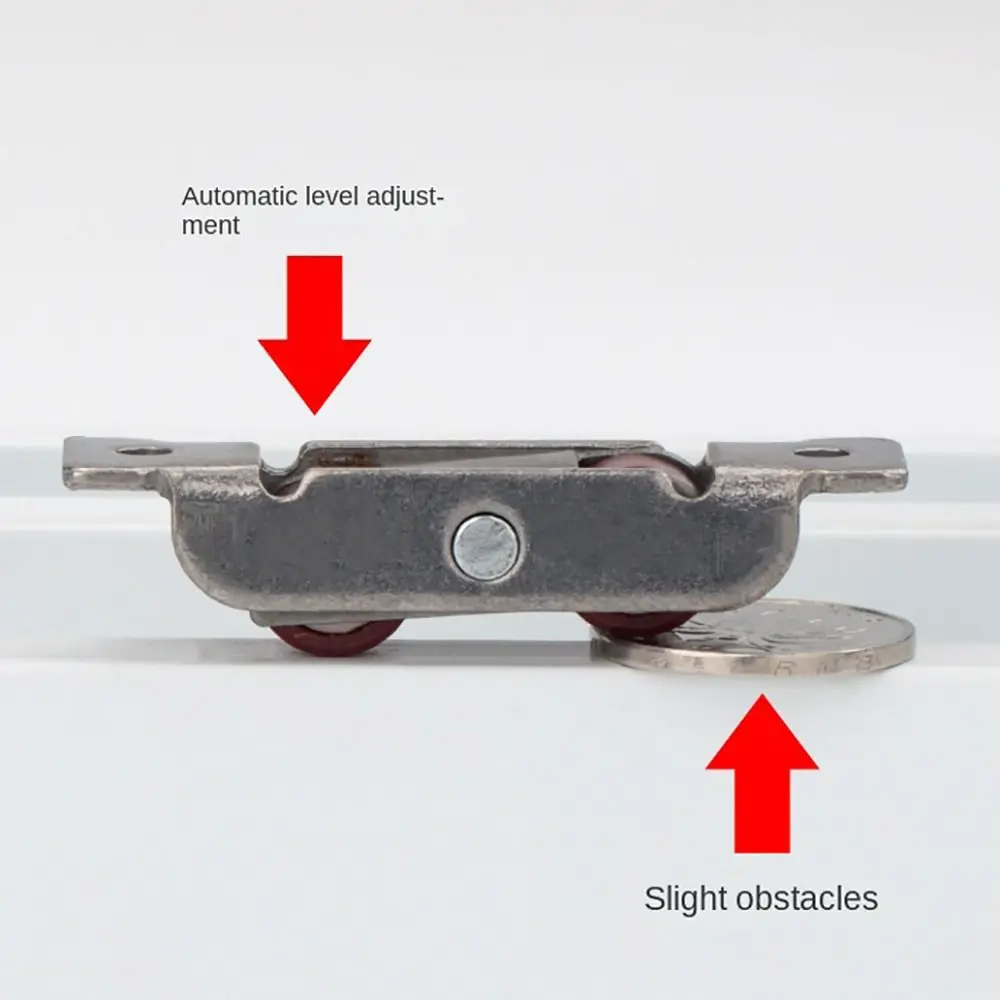 

Новая фурнитура для раздвижных дверей, дверной раздвижной ролик, тип 80, оконный шкив из нержавеющей стали, бесшумное нейлоновое колесо с прорезями