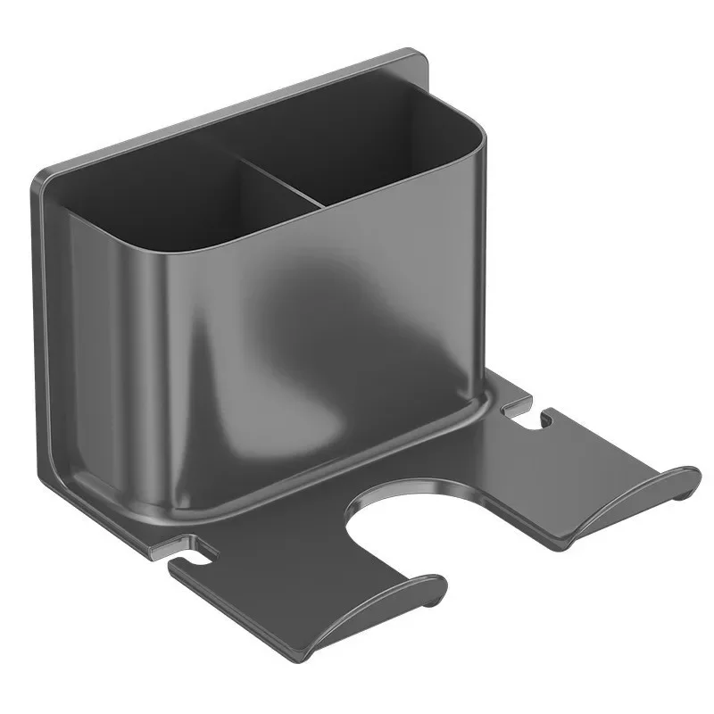 新 1 個家庭用ヘアドライヤー棚プラスチック浴室パンチングなしヘアドライヤーラックトイレ収納ラック壁掛け収納ラック