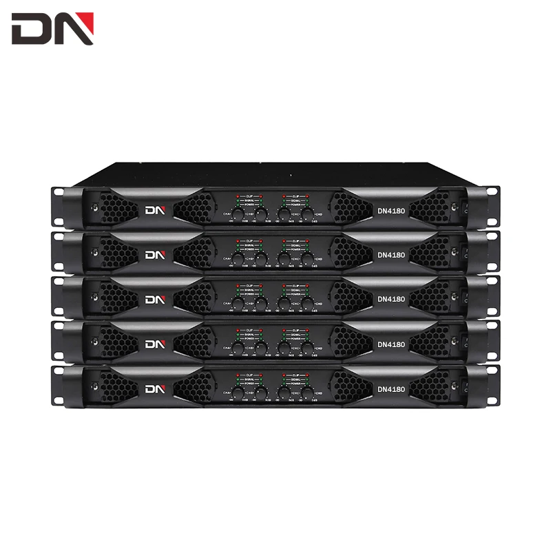 

hot sale 10000 watt 4 channels Digital 1U class d home audio karaoke power Amplifier professional for full range speaker