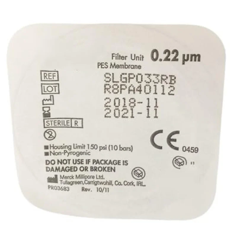 

NEW-Laboratory Syringe-Filter Unit 33 Mm Polyethersulfone PES Filter Membrane 0.22Um Sterilized-SLGP033RB 50 Pcs