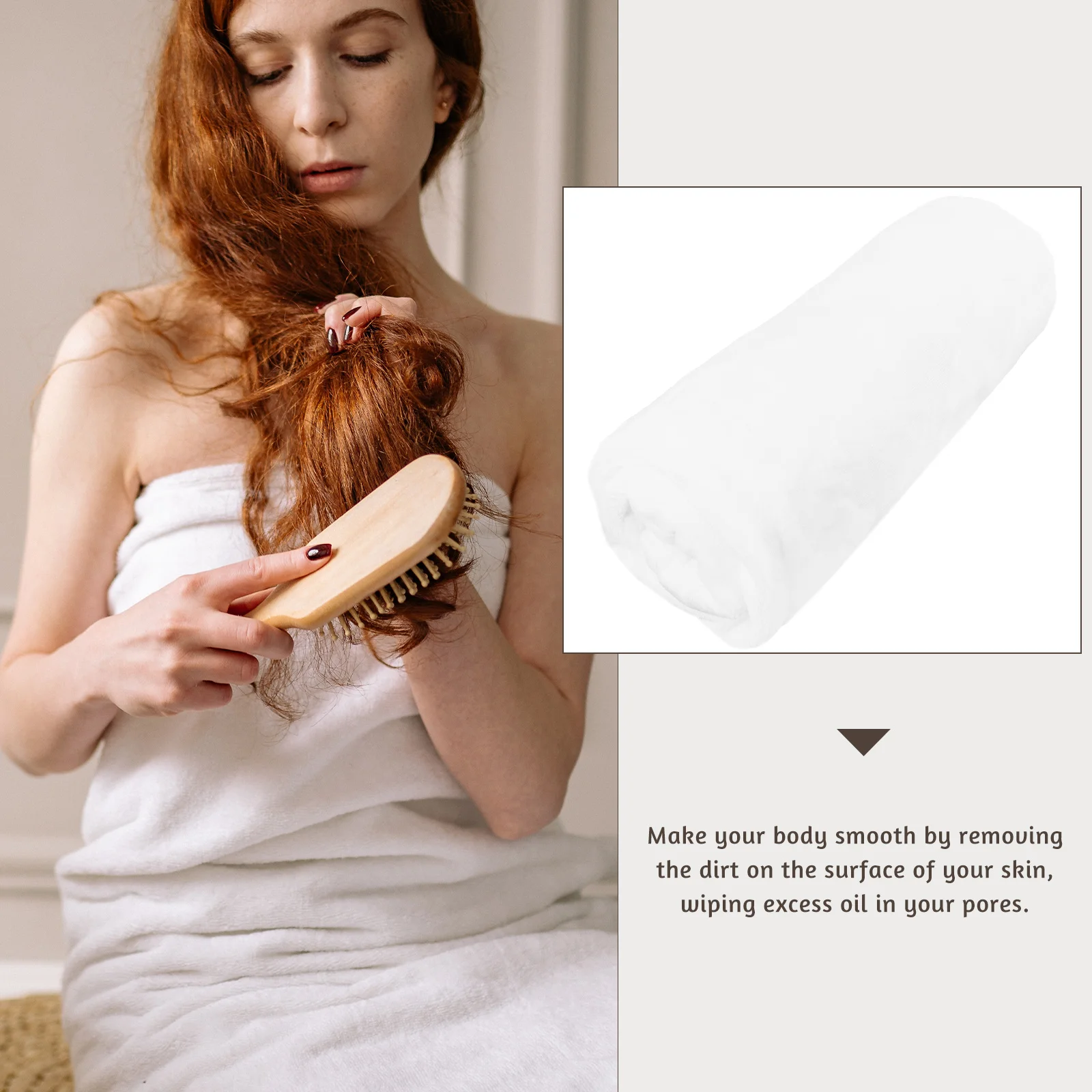 

Premium Exfoliating Scrubbing Diy Bath Towel Reusable Skin Cleaning Tool Lightweight Body Scrubbing Towel For Kids Women Hotel