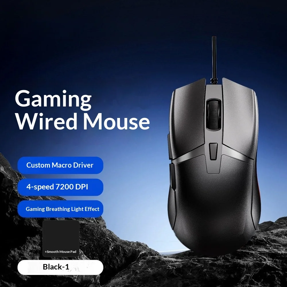 Ergonomic Wireless Mouse Bluetooth Rechargeable RGB Backlight Adjustable DPI Anti-Slip Wide Compatibility for PC Laptop Office H
