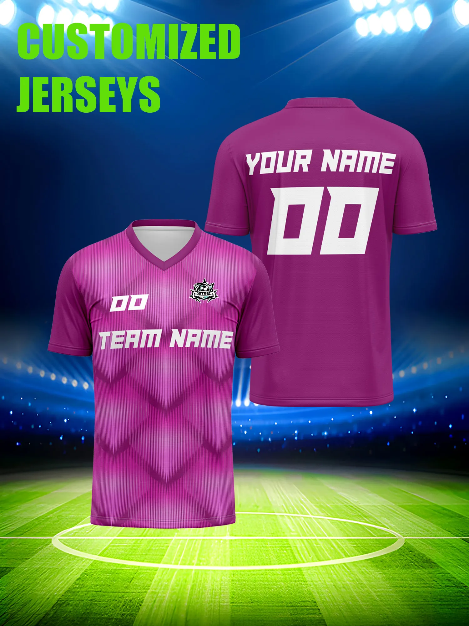 

Футбольная форма на заказ с индивидуальным изображением, номером и именем, уникальный графический принт, командный комплект.