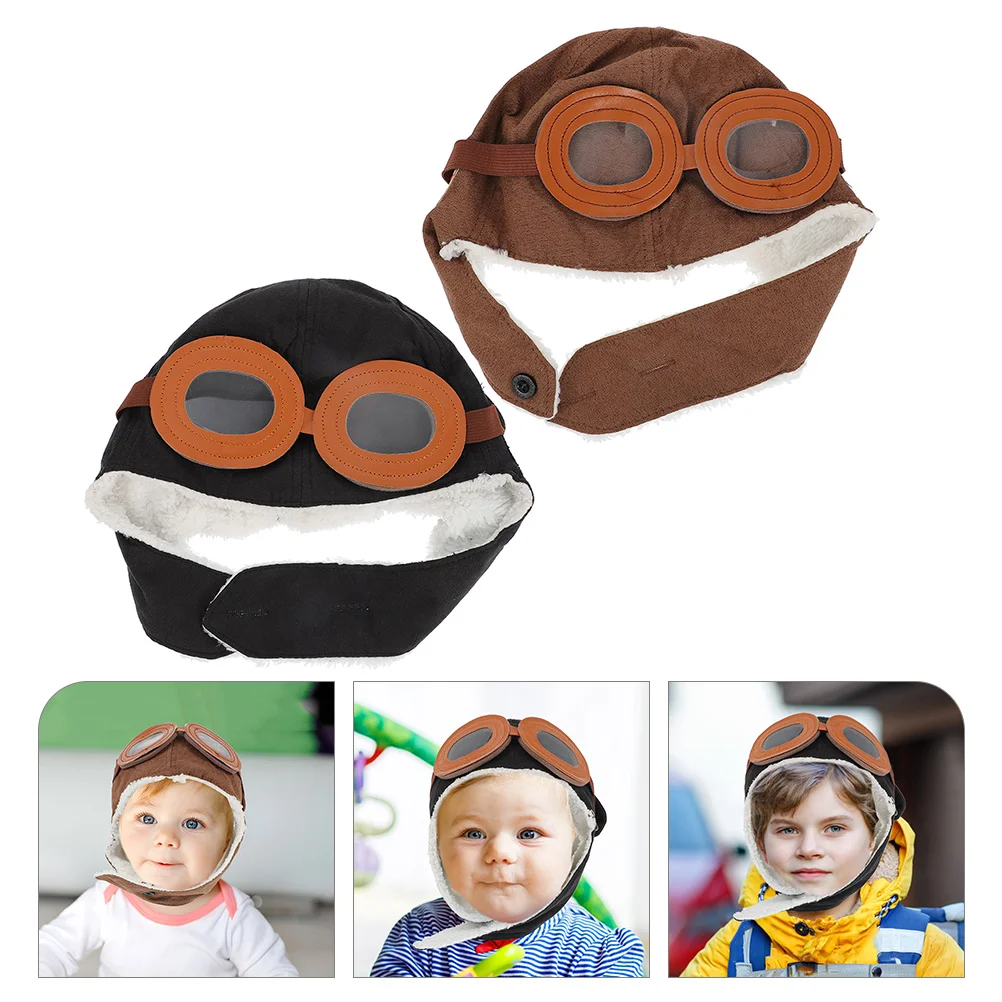 

Children Hat Kids Cotton Caps Toddler Warm Hats Baby Boy Girl Unisex Winter Soft Lightweight Storage Fall