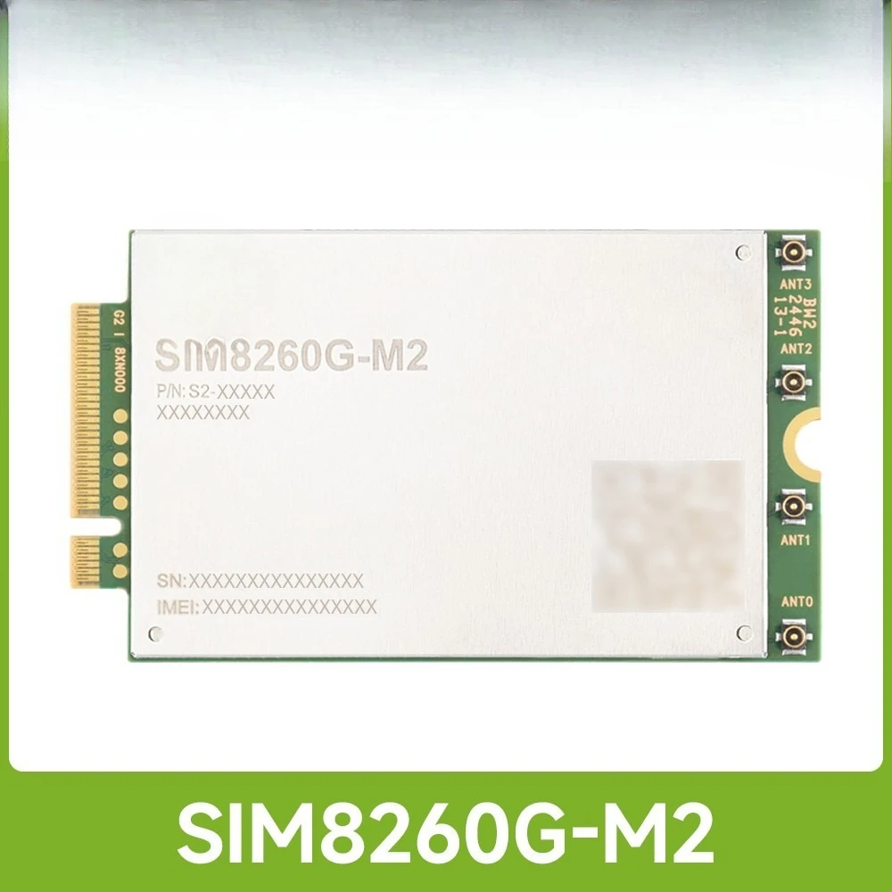 For SIM8260G-M2 SIMCom Original 5G Sub-6G Module Based On Qualcomm Snapdragon X62