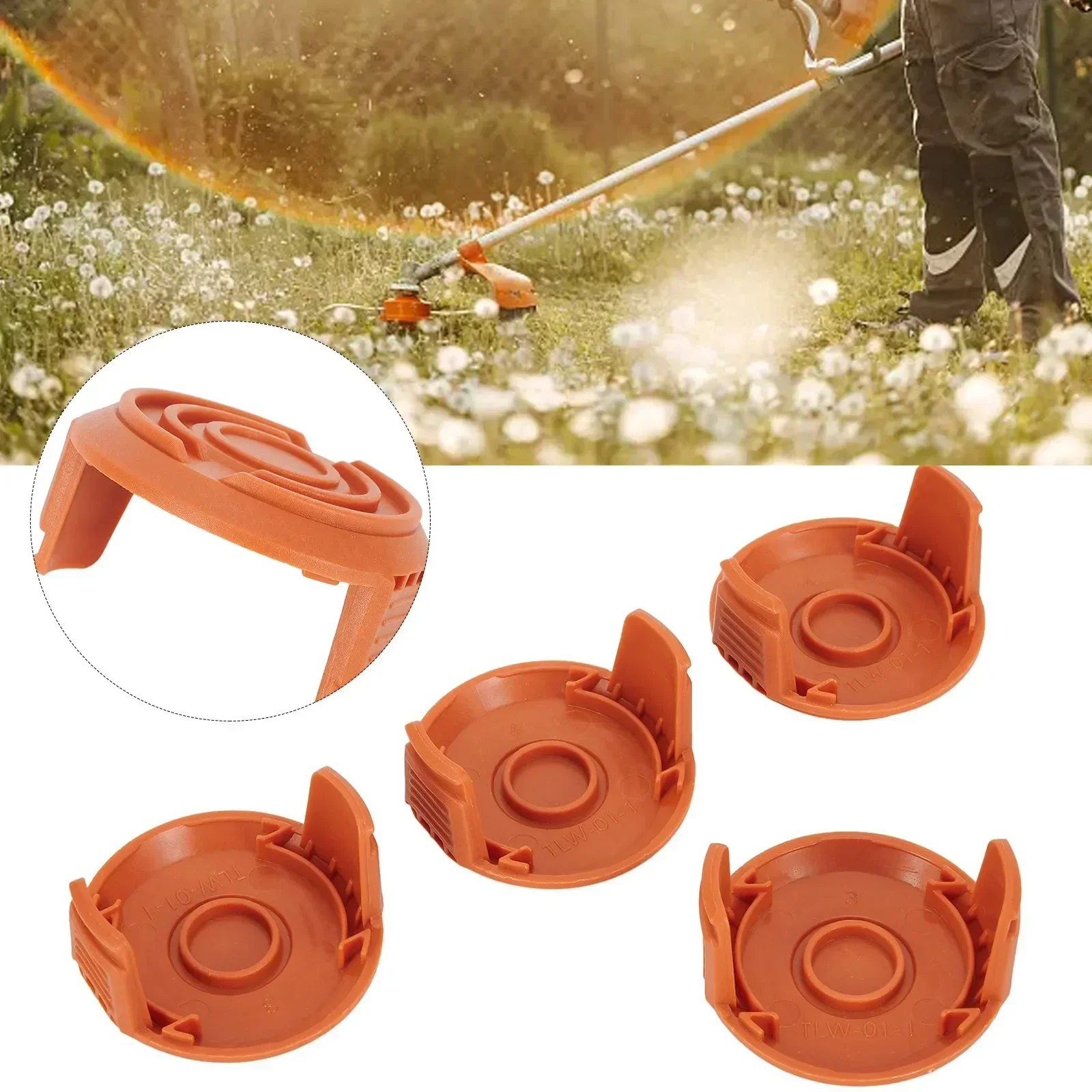 

Получите идеально подходит для триммера WORX WG150 WG151 WG152 WG153 WG154 с 4 сменными крышками катушки