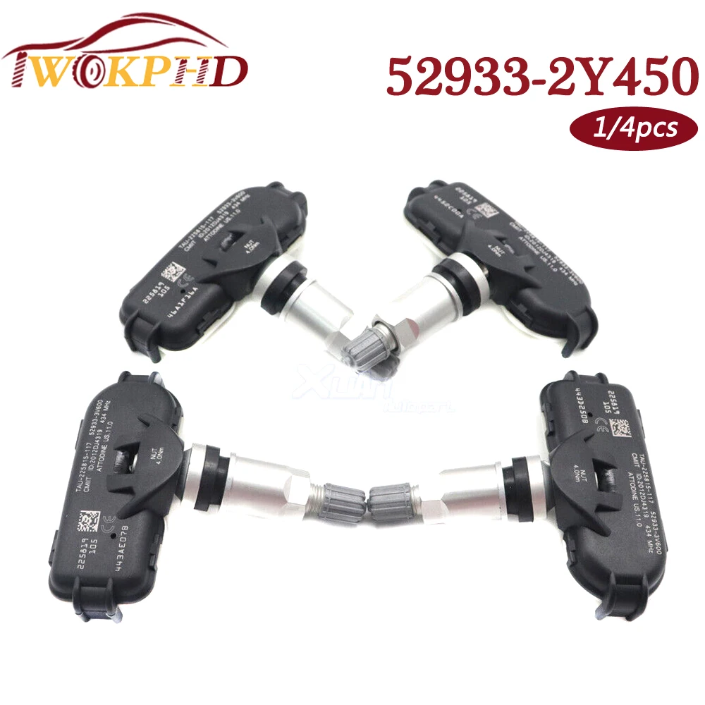 TPMS Tire Pressure Sensor Monitoring System for Hyundai IX35 Kia Sportage 2013 2014 2015 433Mhz 52933-2Y450 529332Y450