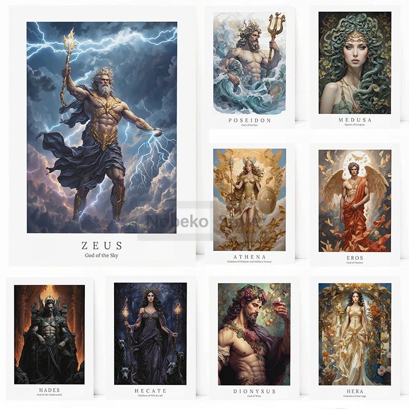 Greek Gods Art Post… - image