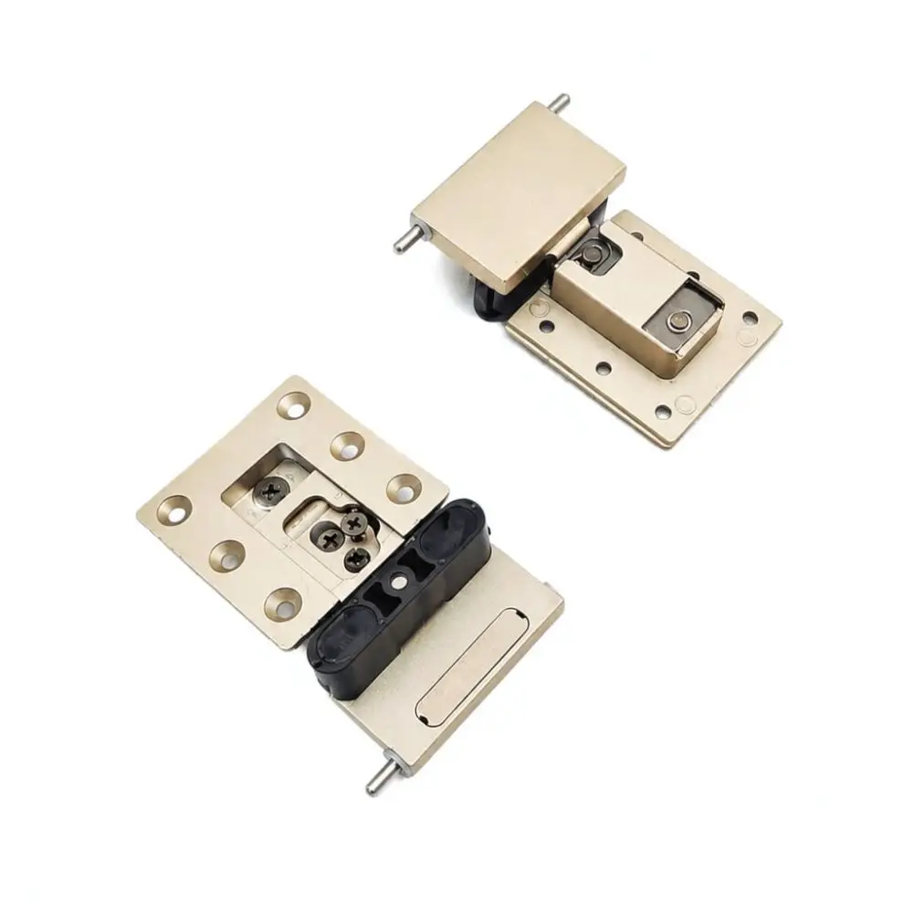 Metal Cabinet Door Hinge For For Hengsheng Hydraulic Damper Silent Soft Close Furniture Hardware Adjustable Buffer Hinge
