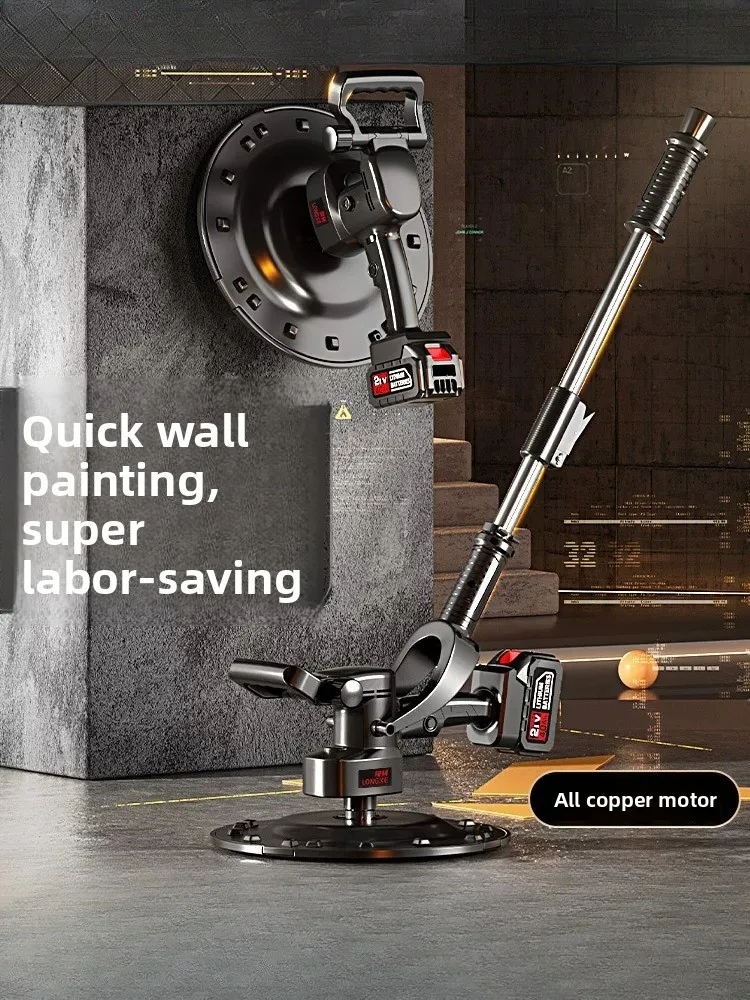 Electric Power Trowel Concrete Finishing Wall Grinder Surface Leveling Cement Floor Smoother