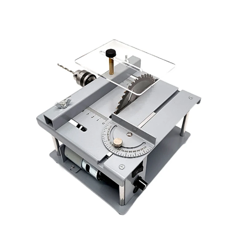 Small Multifunctional Mini Table Saw DIY Model Precision Electric Saw Micro Household Cutting Machine