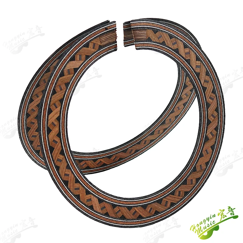 1 Stück Mundring für klassische Gitarre, Blumenmuster, Schalllochring, Massivholz-Gitarrenproduktionsmaterialien und Zubehör HUATOOL – Detail 20