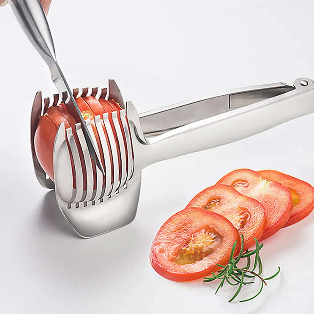 

Stainless Steel Food Slicer For Kitchen Fruit Vegetable Cutter Potato Tomato Banana Lemon Egg Slicer Cooking Gadget