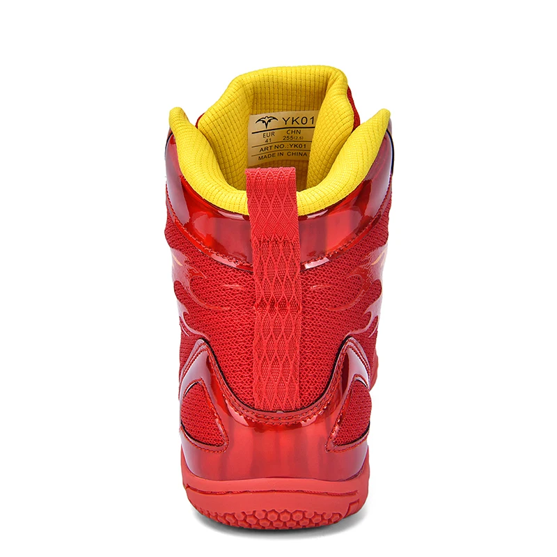 Men's and Women's Professional Wrestling Shoes Low Cut Sanda Training Shoes Breathable and Anti Slip Boxing Sports Shoes for Men