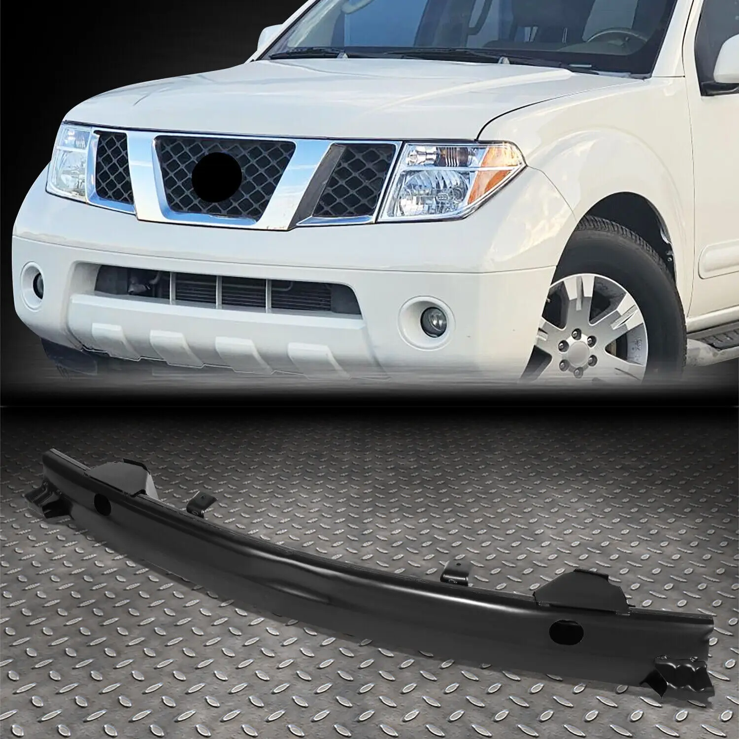 

US For 2005 2006 2007 2008 2009 Nissan Pathfinder OE Style Front Steel Bumper Reinforcement Impact Bar