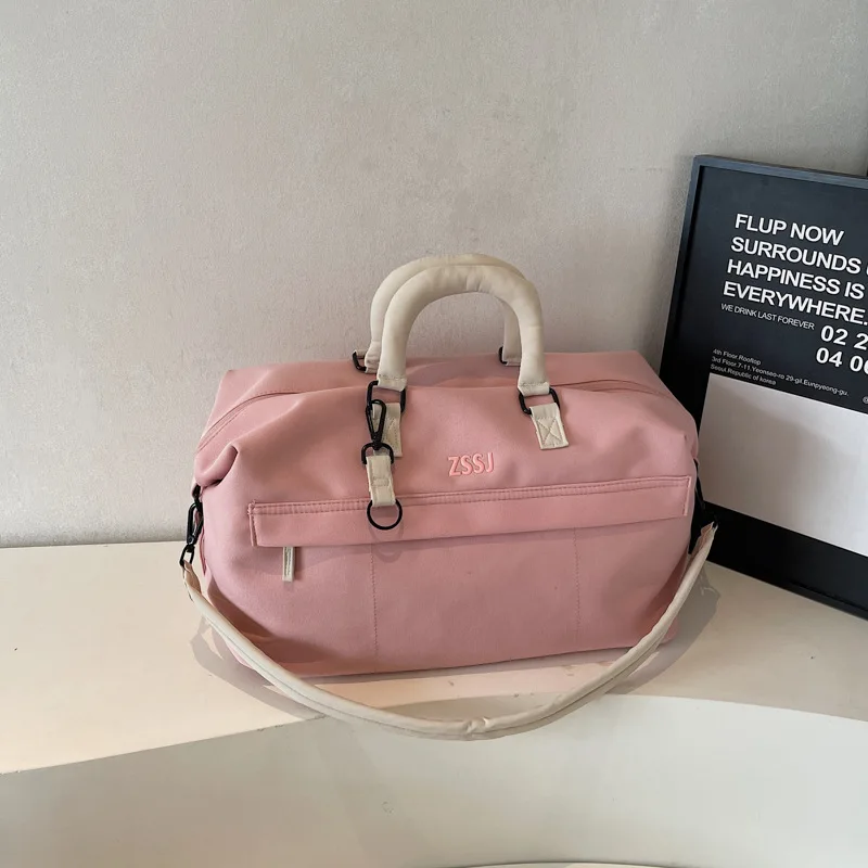 

Большая вместительная дорожная сумка для женщин, для коротких деловых поездок, ручная сумка через плечо, сумка для хранения вещей