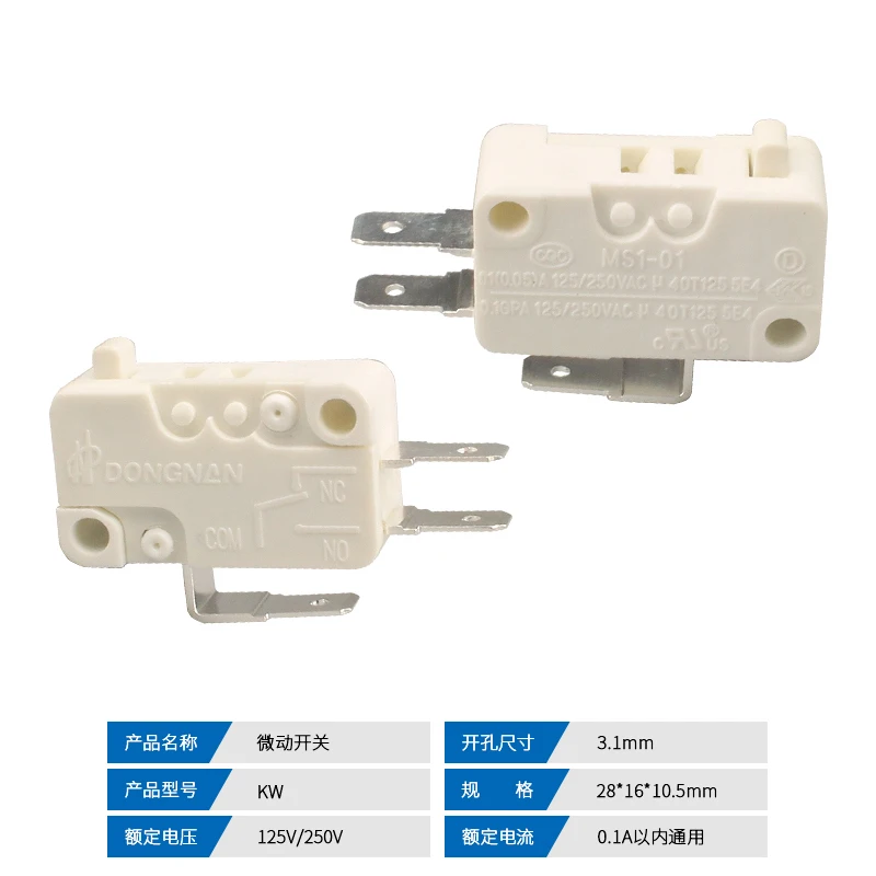 KW7 5A250V KW7-0-1-1I-2-3-5-9 Micro switch V-151/152/153/154/155/156-1C25/2C25/3C25 Momentary Micro Limit Switch