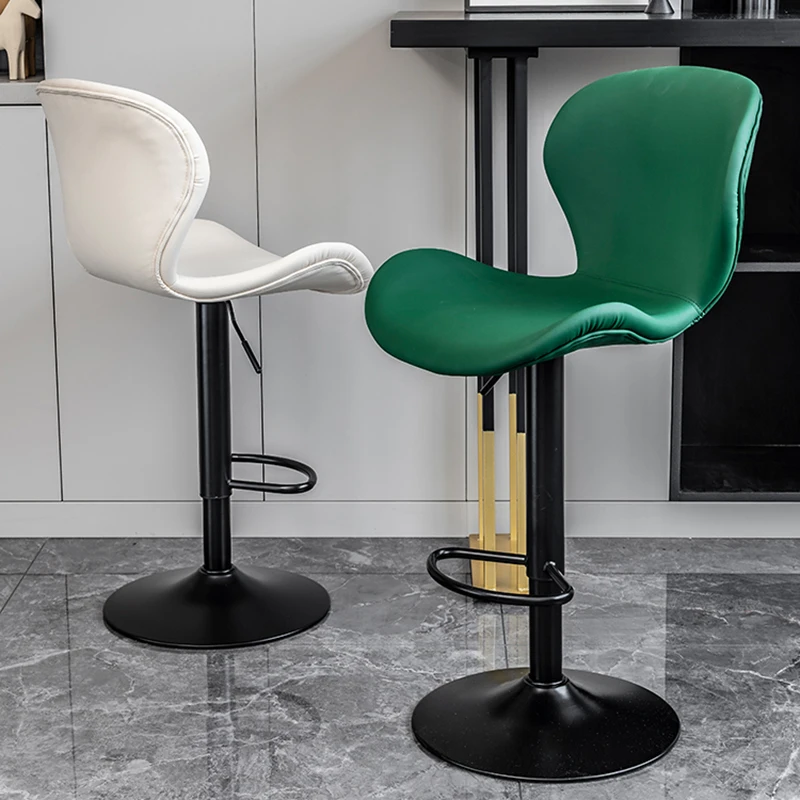 long modern bar stools adjustable designer swivel luxury kitchen chair nordic living room Minimalist sillas salon furniture