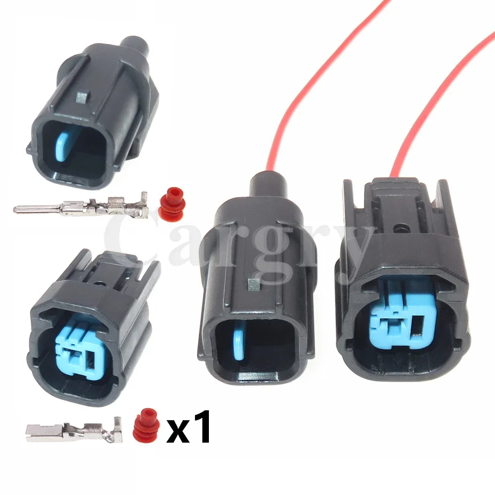 1 Set 1P 6189-0591 6181-0803 Car Wire Socket Automobile Horn Plug For Honda AC Assembly Auto Replacement Connector Accessories