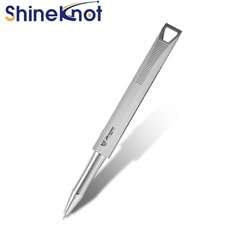 SHINEKNOT New Titanium Alloy Tactical Pen Outdoor Multi Functional Metal Defensive Tactical Pen