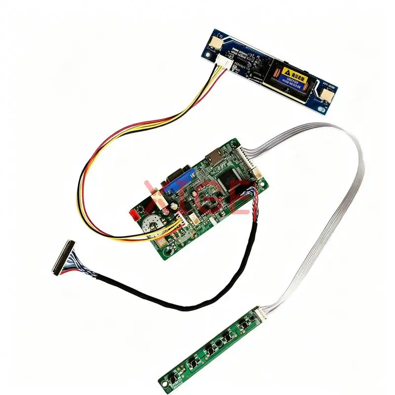 For LTN170CT01 LTN154CT02 LQ170M1LA LP154WU2 Monitor Controller Drive Board Kit LVDS 30-Pin 1920*1200 1920x1200 2-CCFL HDMI+VGA