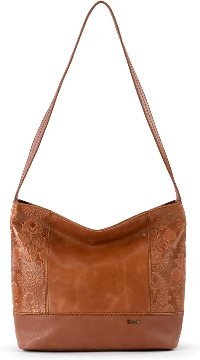 

Premium Leather Hobo Bag for Women - Large, Durable Handbag with Zipper Pocket for Everyday Use and Travel