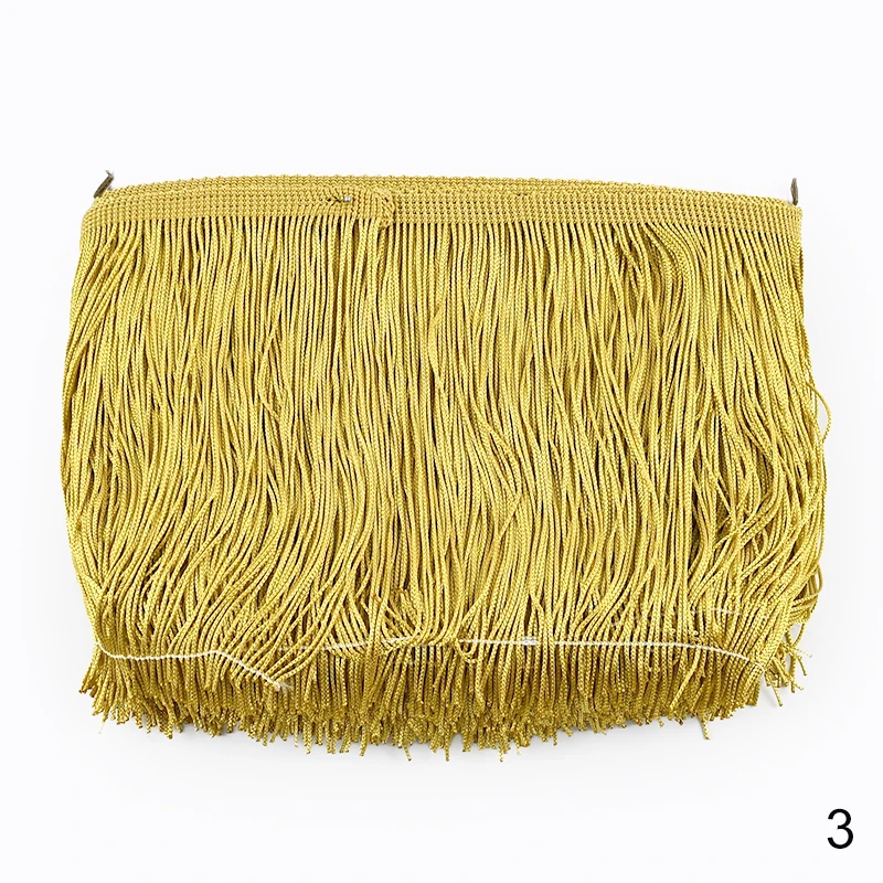 Ruban Dentelle Fringe Tassel 15 Cm X 10 M - Garniture à Franges Pour Robe Danse Latine Et DIY